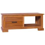 vidaXL TV-bänk 90x50x37 cm massiv teak