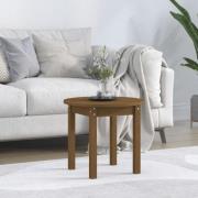 vidaXL Soffbord honungsbrun Ø 45x40 cm massiv furu