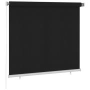 vidaXL Rullgardin utomhus 160x140 cm svart