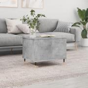 vidaXL Soffbord betonggrå 60x44,5x45 cm konstruerat trä