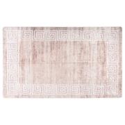 vidaXL Matta tvättbar 120x180 cm beige halkfri