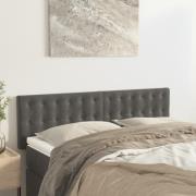 vidaXL Sänggavlar mörkgrå 144x5x78/88 cm sammet