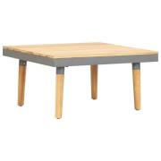 vidaXL Trädgårdsbord 60x60x31,5 cm massivt akaciaträ