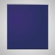 vidaXL Rullgardin för mörkläggning 140 x 230 cm marinblå