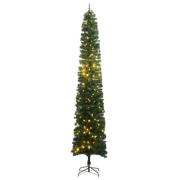 vidaXL Smal plastgran 300 LEDs 270 cm