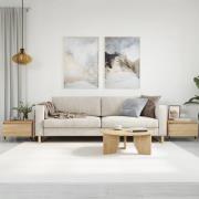 vidaXL Soffbord 2 st sonoma-ek 50x46x35 cm konstruerat trä