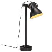 vidaXL Skrivbordslampa 25 W svart 15x15x55 cm E27