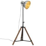 vidaXL Golvlampa 25 W vintage silver 75x75x90-150 cm E27