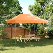 vidaXL Pop-Up hopfällbart partytält 410x279x315 cm orange