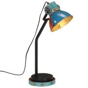 vidaXL Skrivbordslampa 25 W flerfärgad 18x18x60 cm E27