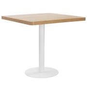 vidaXL Bistrobord ljusbrun 80X80 cm MDF