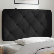 vidaXL Dyna till huvudgavel svart 90 cm sammet