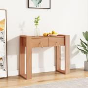 vidaXL Avlastningsbord 90x35x75 cm massiv teak