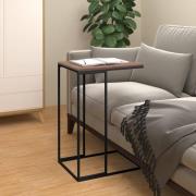 vidaXL Sidobord svart 40x30x59 cm konstruerat trä