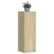 vidaXL Växtställ 2 st sonoma-ek 33x33x100 cm konstruerat trä