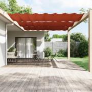 vidaXL Markis vertikal terrakotta 200x420 cm oxfordtyg