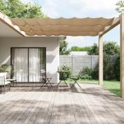 vidaXL Markis vertikal taupe 60x1000 cm oxfordtyg