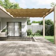 vidaXL Markis vertikal beige 140x1200 cm oxfordtyg