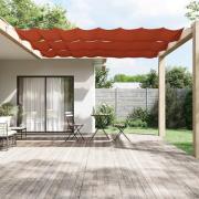 vidaXL Markis vertikal terrakotta 60x1000 cm oxfordtyg