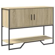vidaXL Avlastningsbord sonoma ek 100x35x74,5 cm konstruerat trä