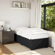 vidaXL Sängram svart 90x200 cm sammet