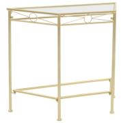 vidaXL Sidobord vintage stil metall 87x34x73 cm guld