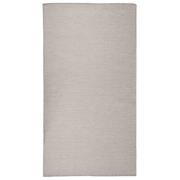 vidaXL Utomhusmatta plattvävd 80x150 cm taupe