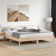 vidaXL Sängram utan madrass 180x200 cm massiv furu