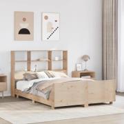 vidaXL Sängram utan madrass 160x200 cm massiv furu