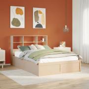 vidaXL Sängram utan madrass 160x200 cm massiv furu