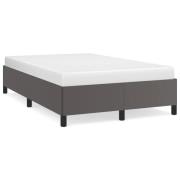vidaXL sängram utan madrass grå 120x190 cm konstläder