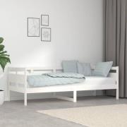vidaXL Dagbädd vit 80x200 cm massiv furu