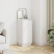 vidaXL Skänk vit 31,5x34x75 cm massiv furu