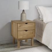 vidaXL Sängbord OTTA 45x39x57 cm massiv furu