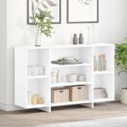 vidaXL Skänk vit 120x30x75 cm konstruerat trä