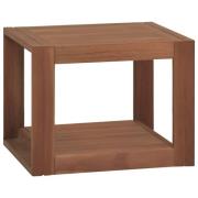 vidaXL Väggmonterat badrumsskåp 45x45x35 cm massiv teak