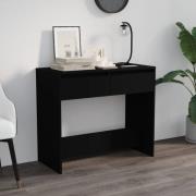 vidaXL Konsolbord svart 89x41x76,5 cm konstruerat trä