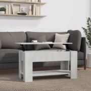 vidaXL Soffbord betonggrå 101x49x52 cm konstruerat trä