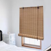 vidaXL Rullgardin bambu 80x220 cm brun