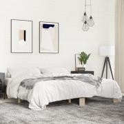 vidaXL Sängram sonoma-ek 180x200 cm konstruerat trä och metall