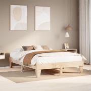 vidaXL Sängram utan madrass 140x200 cm massiv furu