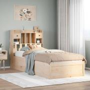 vidaXL Sängram utan madrass 90x200 cm massiv furu