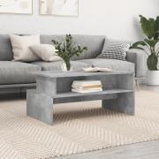 vidaXL Soffbord betonggrå 90x55x42,5 cm konstruerat trä