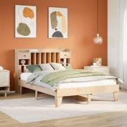 vidaXL Sängram utan madrass 140x200 cm massiv furu
