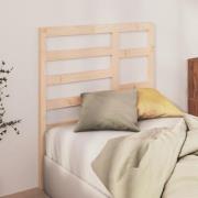 vidaXL Sänggavel 81x4x104 cm massiv furu