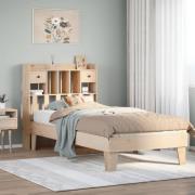 vidaXL Sängram utan madrass 100x200 cm massiv furu