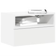 vidaXL Väggmonterade sängbord 2 st vit 45x26x28,5 cm