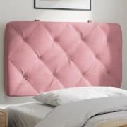 vidaXL Dyna till huvudgavel rosa 80 cm sammet