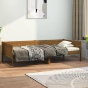 vidaXL Dagbädd honungsbrun 80x200 cm massiv furu