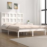 vidaXL Sängram utan madrass vit 180x200 cm massiv furu
